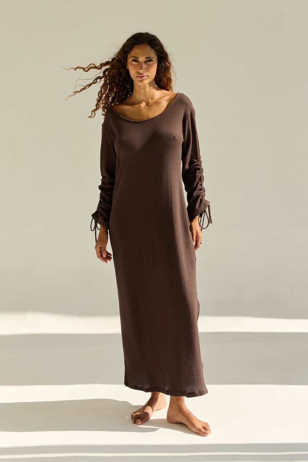 Isola Dress - Espresso Brown