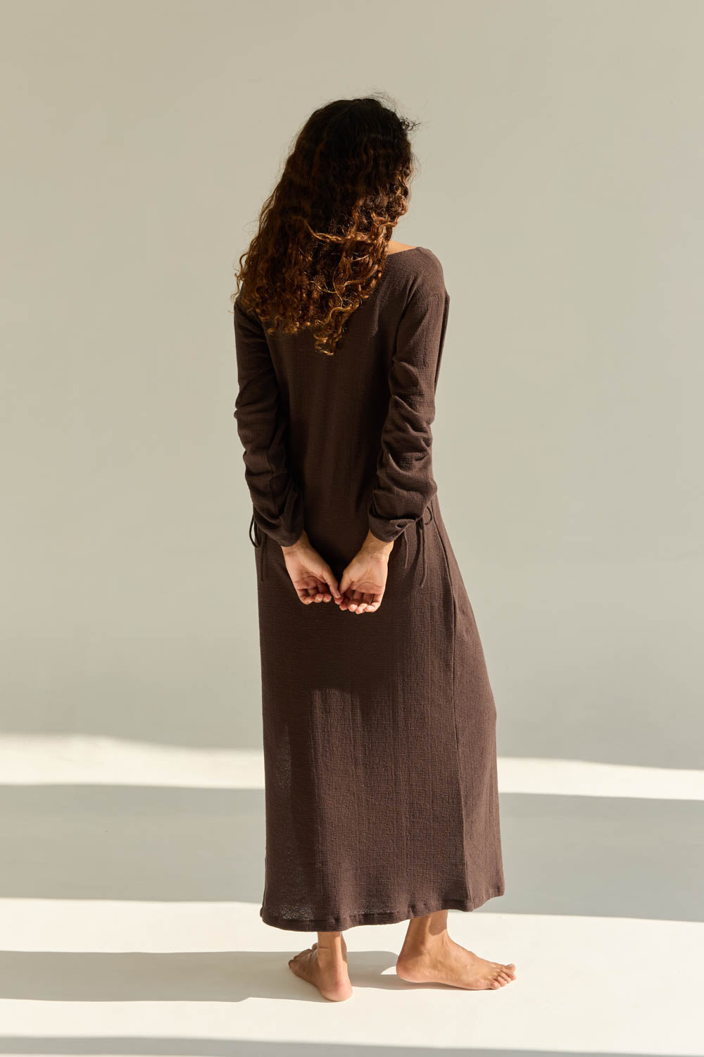 Isola Dress - Espresso Brown